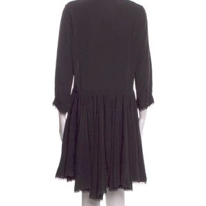 Zadig & Voltaire Black cape neck dress